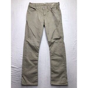 EVER Camper Chino Pant Men 33x32 Khaki Tan 5 Pocket Casual Skater Beach USA made